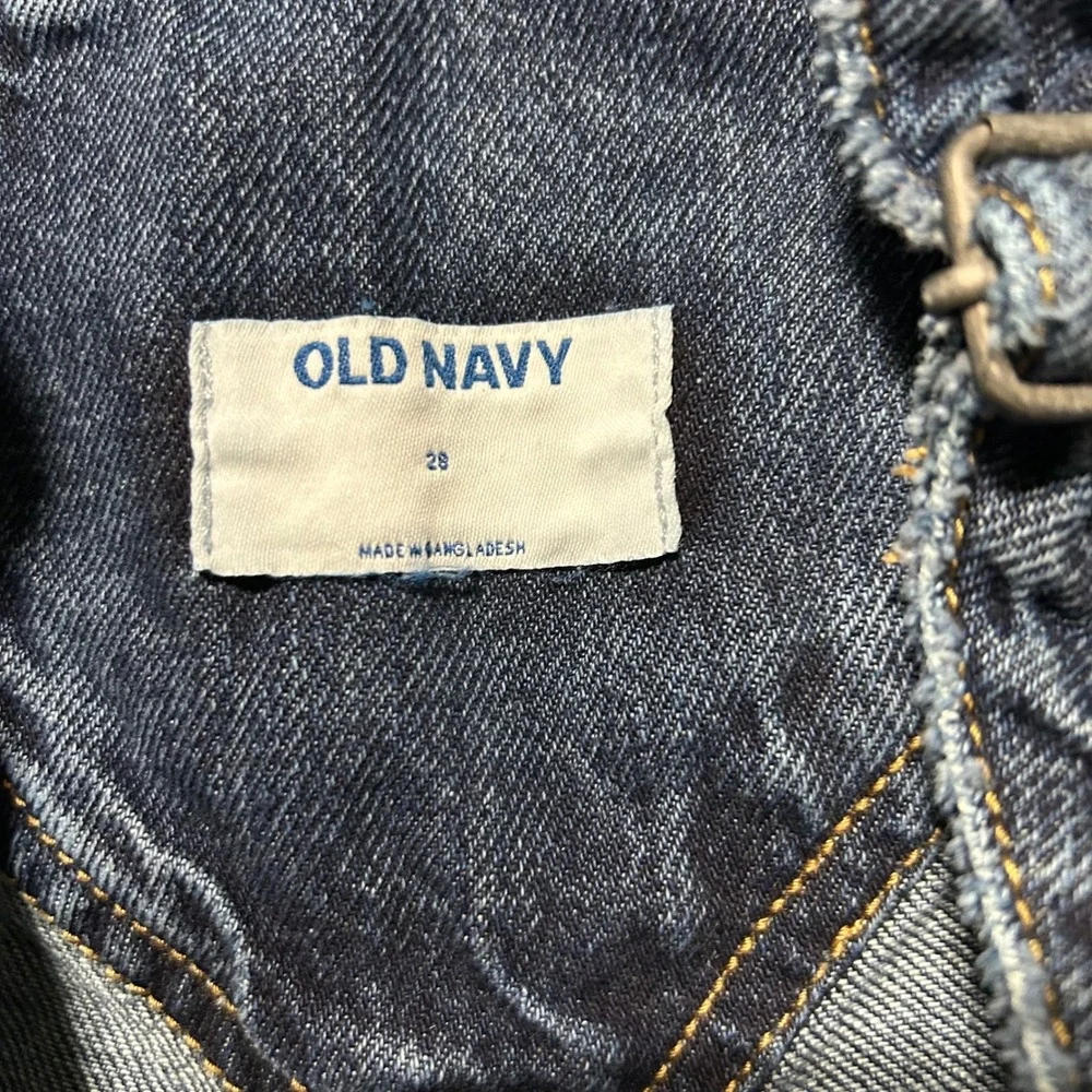 Old‎ Navy Women's Bib Denim Overalls Medium Wash Size 28